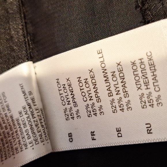 F mens HB solid black loose fit cargo 2 in 1 pants size 54/30 - Picture 5 of 5